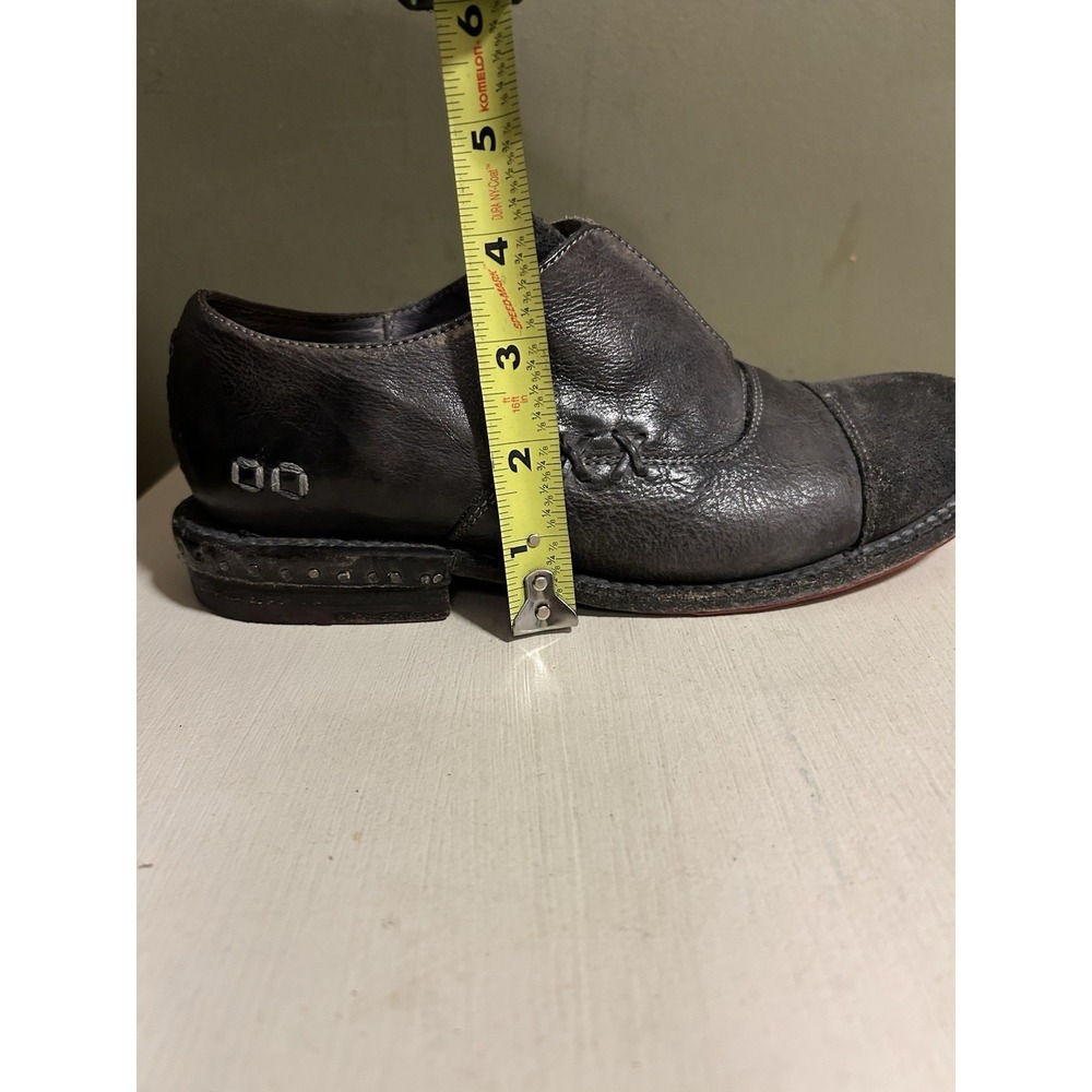 Bed Stu Rose Cobbler Shoes Womens Sz 39 US 8 Gray Leather Slip On Steampunk - Picture 9 of 12
